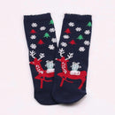 Christmas Socks for Women Wool Mid-Calf Socks Autumn Winter Holiday Warm Socks