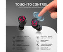 Mini Bluetooth Earbuds - Waterproof - Wireless Earphones with Cute Charging Case