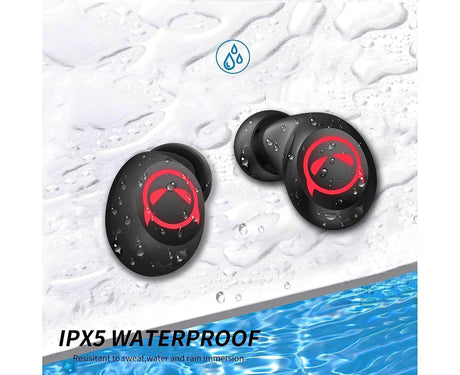 Mini Bluetooth Earbuds - Waterproof - Wireless Earphones with Cute Charging Case