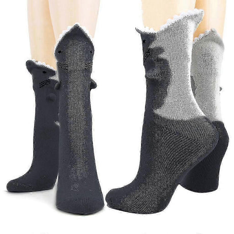 Funny Shark Socks Cotton Novelty Floor Socks for Indoor or Gift Use