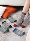 Wool Socks for Women 5 Pairs Warm Boot Crew Cozy Winter Soft Socks Set