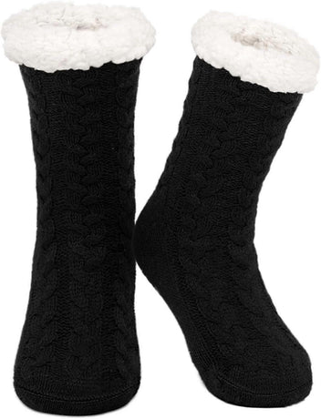 Women's Cuddly Hut Socks Soft Warm Indoor Fluffy Socks for Winter