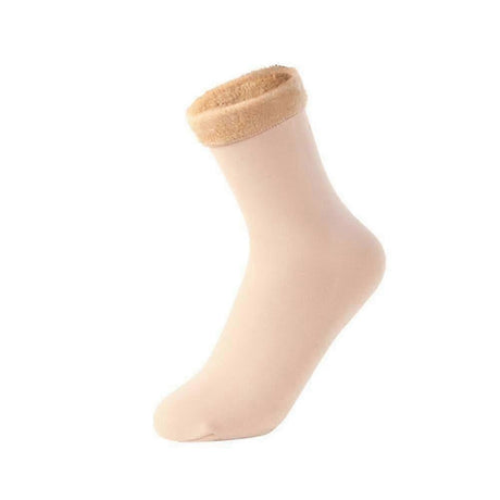 Women's Thermal Winter Socks Thick Fleece Snow Boot Warm Socks