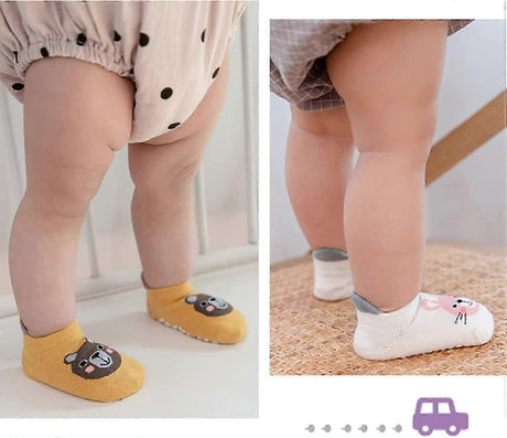 2 Pairs Non-Slip babies Girl Ankle Socks Soft Breathable babies Socks