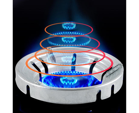 Windproof Energy Saving 8-Hole Gather Fire Ring Gas Stove Cover Cooker Holder