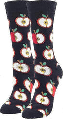Women's Cotton Novelty Print Socks Animal Food Pattern Cute Pack Socks
