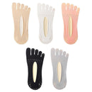 5 Pairs Orthopedic Compression Socks for Women Healthy Toe Design Socks