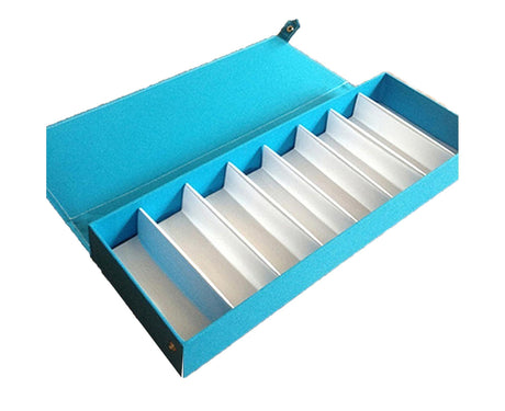 8 Grid Sunglass Glasses Storage Case Eyeglasses Display Glasswear Box Tidy Tool-Blue - Blue