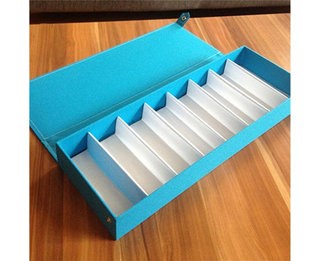 8 Grid Sunglass Glasses Storage Case Eyeglasses Display Glasswear Box Tidy Tool-Blue - Blue