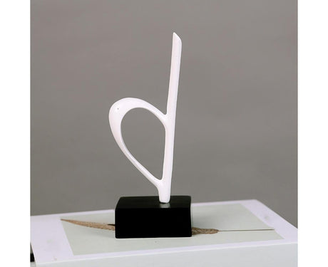 Mini Musical Note Music Present Home Living Room Piano Bedroom Desktop Decor-Silver D