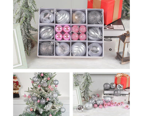 26Pcs Christmas Tree Balls Adorable Exquisite Prop-Silver