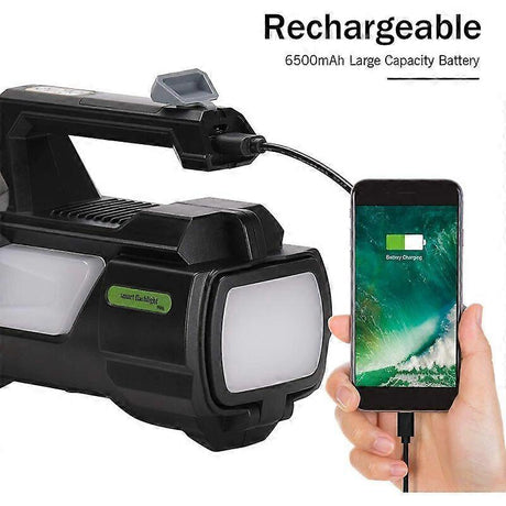 1200LM LED Flashlight Rechargeable Adjustable Torch with 4 Modes Super Bright Handheld Light