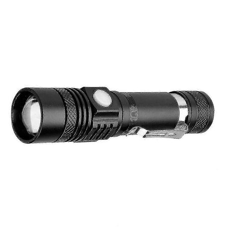 Rechargeable Flashlight Zoomable Torch for Camping and Outdoor Use - Bright LED Flashlight
