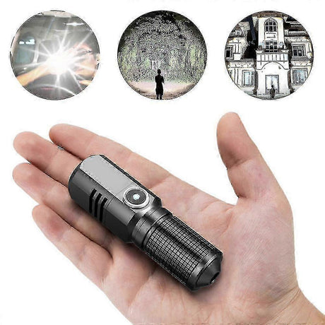 Strong Light Mini Flashlight Portable Handheld Bright LED Torch for Outdoor Use
