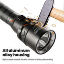 IPX8 Waterproof Amphibious LED Flashlight Lightweight Diving Torch for Outdoor Activities