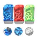 3pcs Hand Crank Flashlights Small 3-LED Emergency Colorful Portable Flashlights