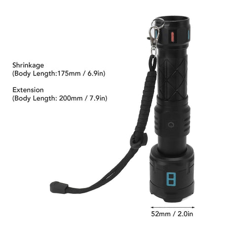 Bright LED Flashlight Emergency Torch for Daily Carry or Outdoor Use
