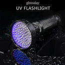 51 LED UV Flashlight Purple Light Torch for Pet Stain Detection and Inspection
