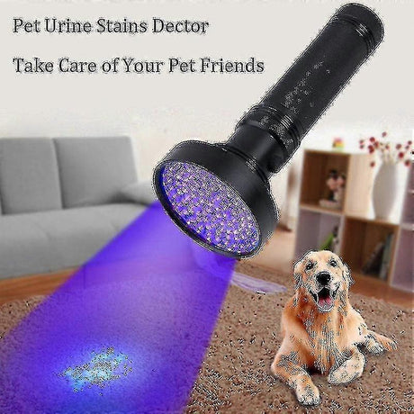 51 LED UV Flashlight Purple Light Torch for Pet Stain Detection and Inspection