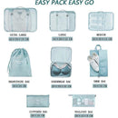 Packing Cubes for Suitcase Waterproof Travel Organizer Bags Set