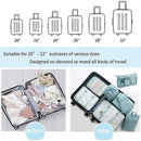 Packing Cubes for Suitcase Waterproof Travel Organizer Bags Set
