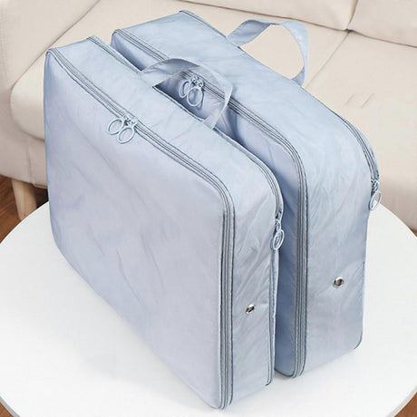 Luggage Compression Packing Cubes with Double Zipper - Size L Storage Bags