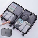 7pcs Travel Packing Cubes for Suitcases Travel Organizer Bag Set