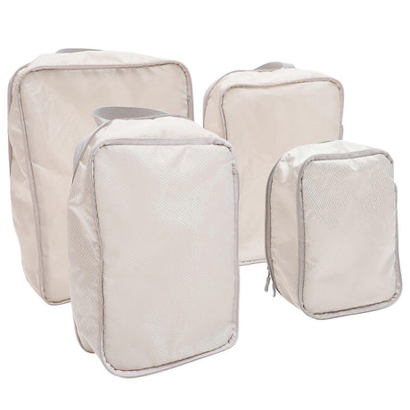 4pcs Compression Packing Cubes Travel Organizer Bags for Suitcases