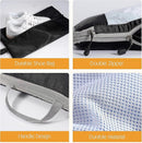 Compression Packing Cubes for Suitcase Extensible Organiser Set - Black