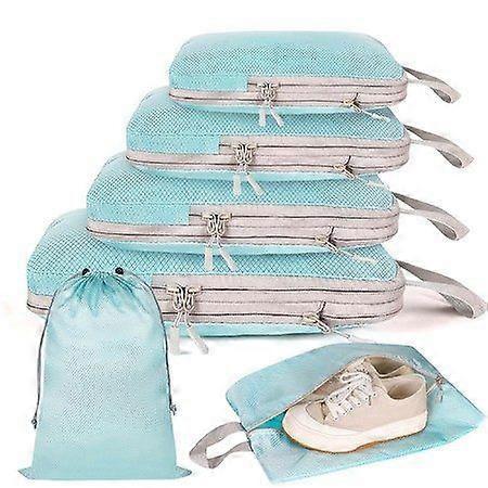 Compression Packing Cubes Luggage Organizer Bags Set for Travel Use