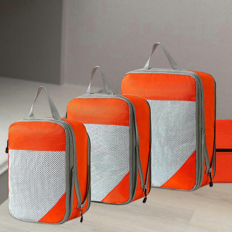 4pcs Extensible Compression Packing Cubes for Suitcases - 50% Offer