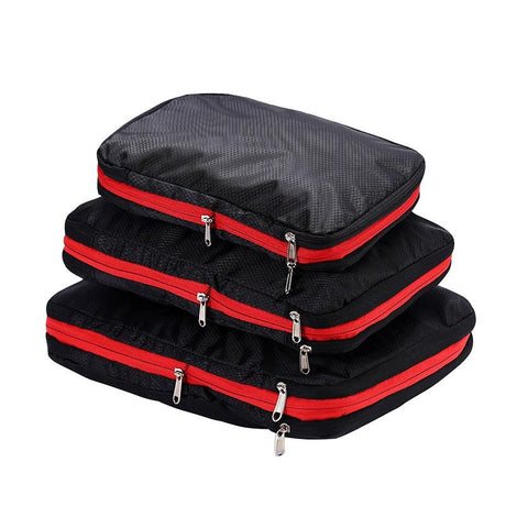 3pcs Travel Luggage Packing Cubes Organizers & Storage Bag Set