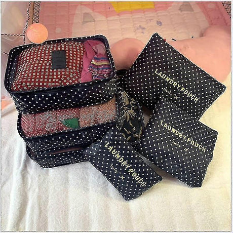 Waterproof Packing Cubes Sorting Organizer Travel Bag Set