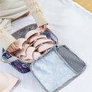 4pcs Travel & Home Packing Cubes with Printed Design for Easy Organization