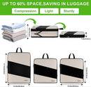 6pcs Compression Packing Cubes Set for Travel Organization