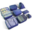 8pcs Travel Organizer Set Packing Cubes for Clothes, Shoes, Toiletries & More