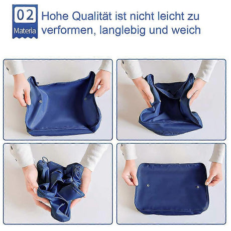 8pcs Travel Organizer Set Packing Cubes for Clothes, Shoes, Toiletries & More