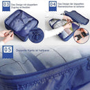 8pcs Travel Organizer Set Packing Cubes for Clothes, Shoes, Toiletries & More