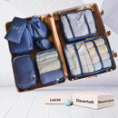 8pcs Travel Organizer Set Packing Cubes for Clothes, Shoes, Toiletries & More