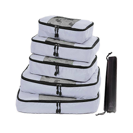 5pcs Travel Packing Cubes Luggage Organizer Set for Suitcases and Bags