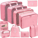 9pcs Packing Cubes Luggage Organizer Set for Travel Accessories Storage