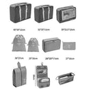 9pcs Packing Cubes Luggage Organizer Set for Travel Accessories Storage