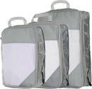 3pcs Compression Packing Cubes Lightweight Suitcase Luggage Organizers