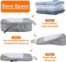 3pcs Compression Packing Cubes Lightweight Suitcase Luggage Organizers