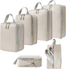 6pcs Packing Cubes Set Compression Bags & Organizers for Travel Suitcases