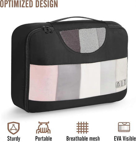 8pcs Travel Packing Cubes Set Suitcase Organizer for Travel Essentials