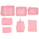 7pcs Packing Cubes Set Travel Organizer Bags for Luggage & Accessories