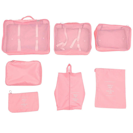 7pcs Packing Cubes Set Travel Organizer Bags for Luggage & Accessories