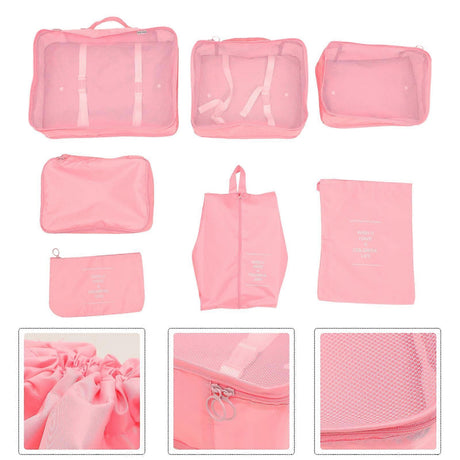 7pcs Packing Cubes Set Travel Organizer Bags for Luggage & Accessories