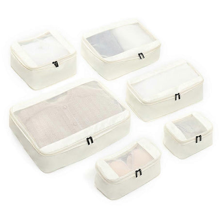 6pcs Compression Packing Cubes Type B Travel Suitcase Organizer Storage Bags